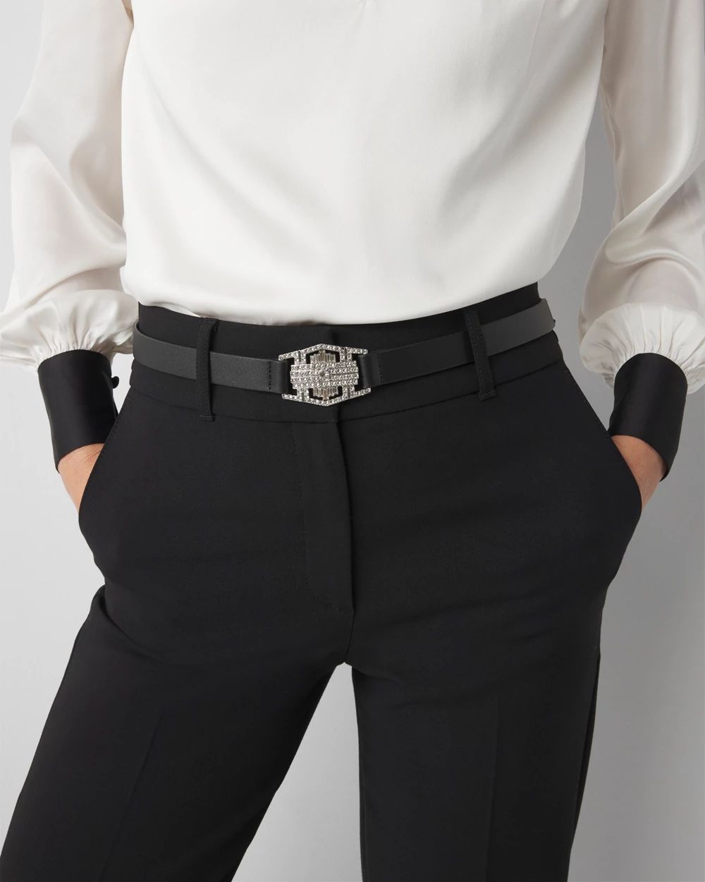Art Deco Stretch Belt | White House Black Market